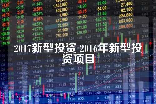 探索未知领域，最新投资项目的机遇与挑战（2016年）