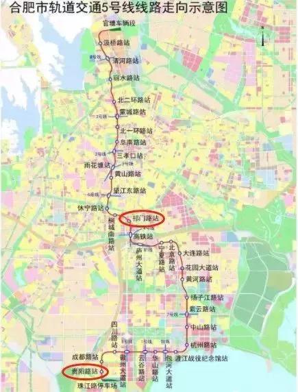 合肥地铁线路图全新概览